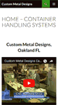 Mobile Screenshot of custommetaldesigns.com